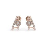 Delight 925 Sterling Silver Lab Grown Diamond Earrings Balis